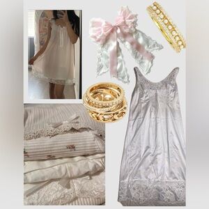 VINTAGE LACE SLIP DRESS